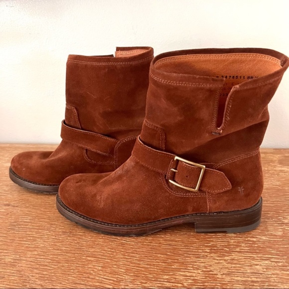 Frye Natalie Engineer Short Boots 6 - Picture 6 of 11